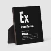 Excellentie - Succeselement - Motivatie Fotoplaat (Voorkant)