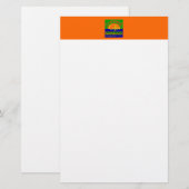 Excelorater Coffee  Label Art Stationery Briefpapier (Voorkant / Achterkant)