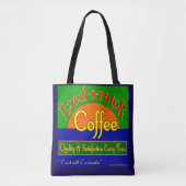 Excelorator Koffie Retro Keuken Kunst Kruidenier Tote Bag (Voorkant)