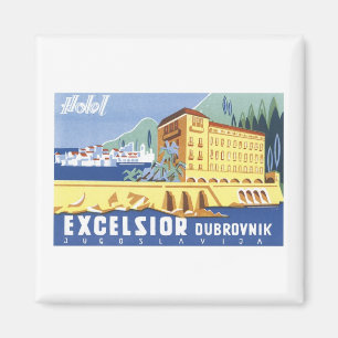Excelsior Dubrovnik Travel Poster Magneet