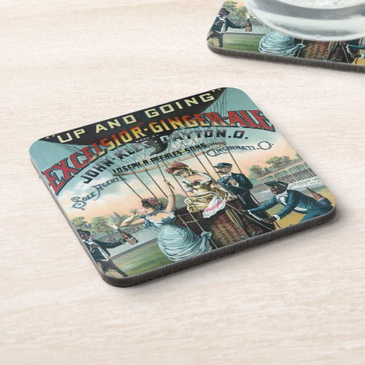 Excelsior Ginger Ale Bier Onderzetter (Linkerzijde)