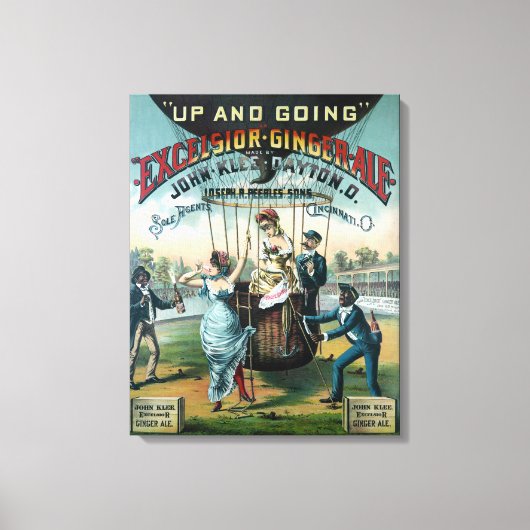Excelsior Ginger Ale Canvas Afdruk (Voorkant)