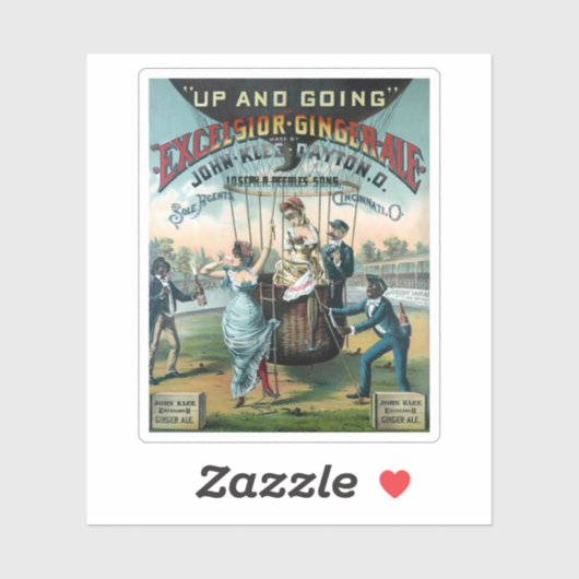 Excelsior Ginger Ale Sticker (Vel)