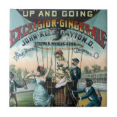 Excelsior Ginger Ale Tegeltje (Voorkant)