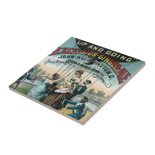 Excelsior Ginger Ale Tegeltje (Zijkant)