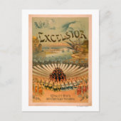 Excelsior Kiralfy spectaculaire triumph-theater Briefkaart (Voorkant)