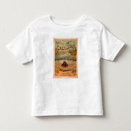Excelsior Kiralfy spectaculaire triumph-theater Kinder Shirts (Voorkant)