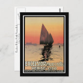 Excelsior Palace Hotel: Venise-Lido Briefkaart (Voorkant / Achterkant)