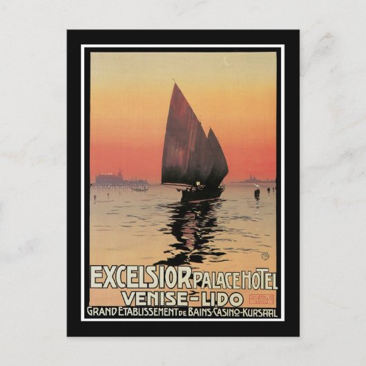 Excelsior Palace Hotel: Venise-Lido Briefkaart (Voorkant)