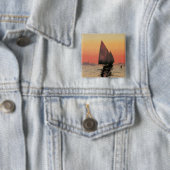 Excelsior Palace Hotel: Venise-Lido Vierkante Button 5,1 Cm (In situ)