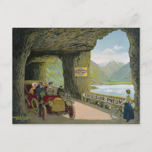 Excelsior-Pneumatic Automotive and Bicycle Briefkaart