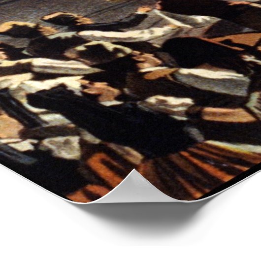 Excelsior Poster 1883 Brooklyn Bridge New York (Hoek)