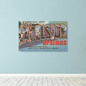 Excelsior Springs, Missouri - Grote letter Canvas Afdruk (Insitu (Houten vloer))