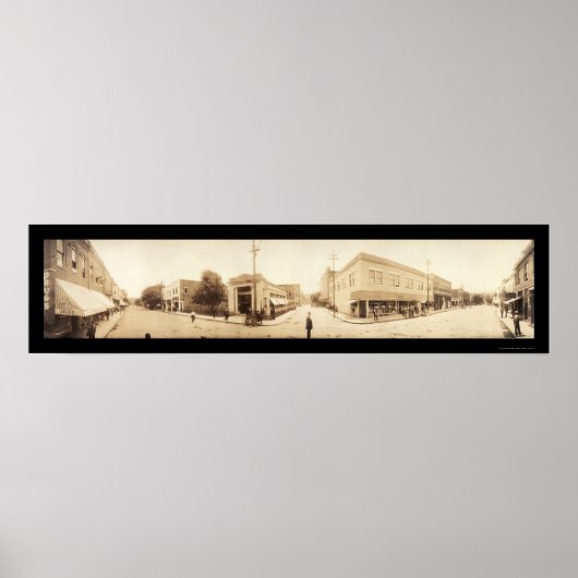 Excelsior Springs, MO-foto 1909 Poster (Voorkant)