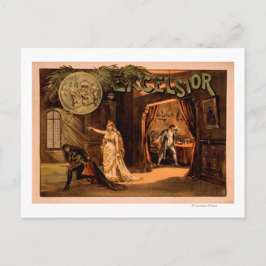 Excelsior theatrical Play Poster #1 Briefkaart (Voorkant)