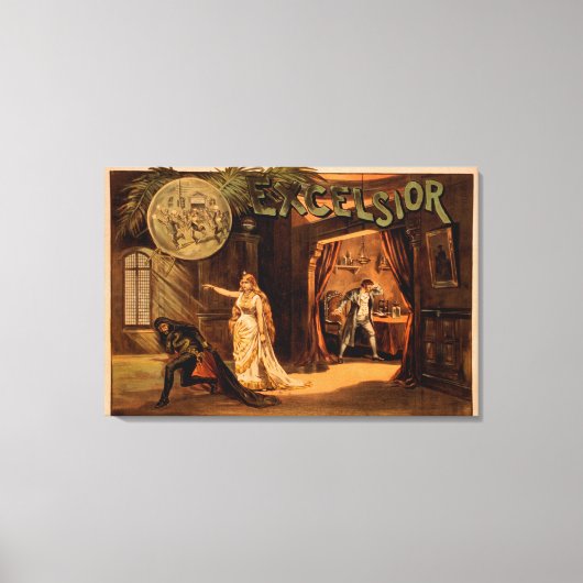 Excelsior theatrical Play Poster #1 Canvas Afdruk (Voorkant)