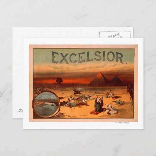 Excelsior theatrical Play Poster #2 Briefkaart (Voorkant / Achterkant)