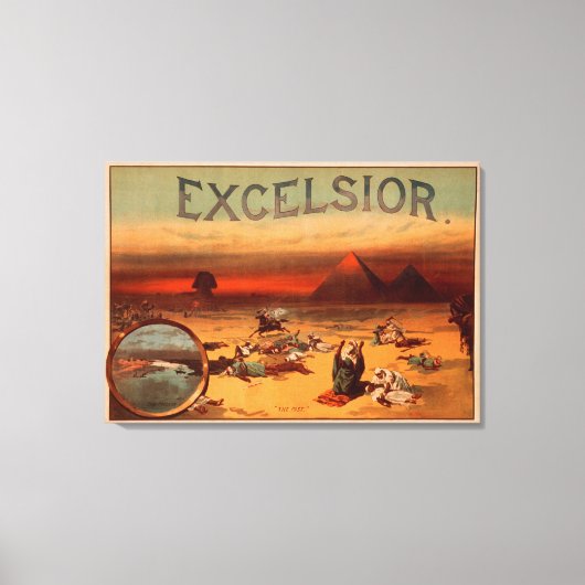Excelsior theatrical Play Poster #2 Canvas Afdruk (Voorkant)