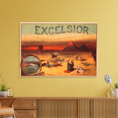 Excelsior theatrical Play Poster #2 Canvas Afdruk (Insitu (Woonkamer))