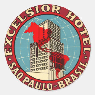 ExcelsiorHotel Brasil Ronde Sticker