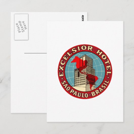 ExcelsiorHotelBrasil Briefkaart (Voorkant / Achterkant)