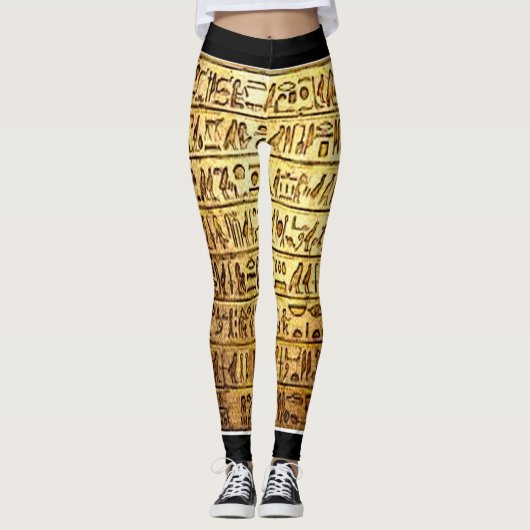 Excentrieke Afo Baas  Leggings (Voorkant)