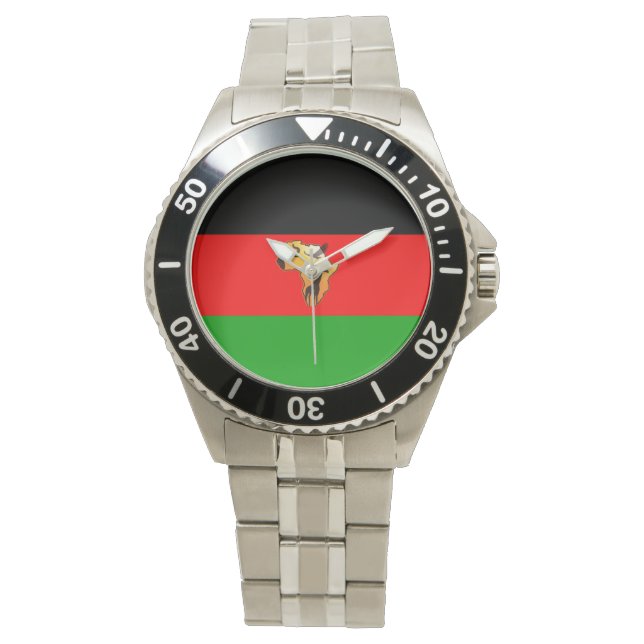 Excentrieke Afro-horloge Horloge (Voorkant)