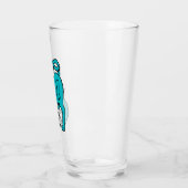 Excentrieke Expressieve Kat Glas (Links)