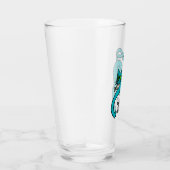 Excentrieke Expressieve Kat Glas (Rechts)