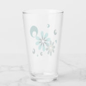 Excentrieke groene retro geïnspireerd glas (Achterkant)