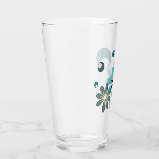 Excentrieke groene retro geïnspireerd glas (Rechts)