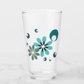 Excentrieke groene retro geïnspireerd glas (Voorkant)