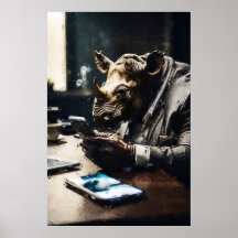 Excentrische neushoorn