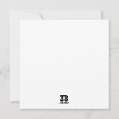 Excentrische olifant feestdagenkaart (Achterkant)