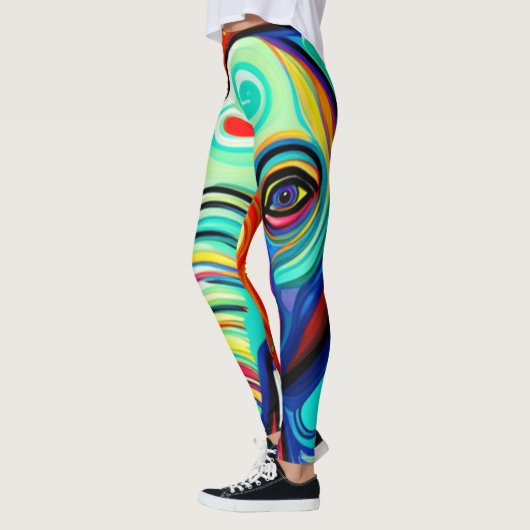 Excentrische olifant leggings (Links)