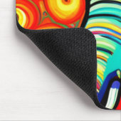 Excentrische olifant muismat (Hoek)