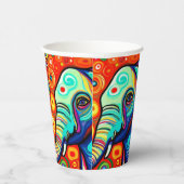 Excentrische olifant papieren bekers (Rechts)