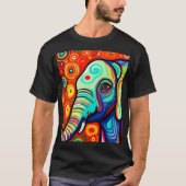 Excentrische olifant t-shirt (Voorkant)