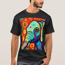 Excentrische olifant t-shirt