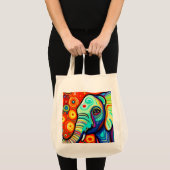 Excentrische olifant tote bag (Voorkant (product))