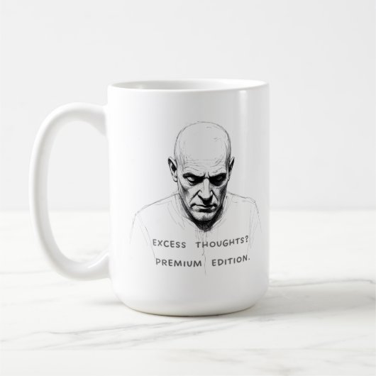 Excess Thoughts? Premium Edition Koffiemok (Links)