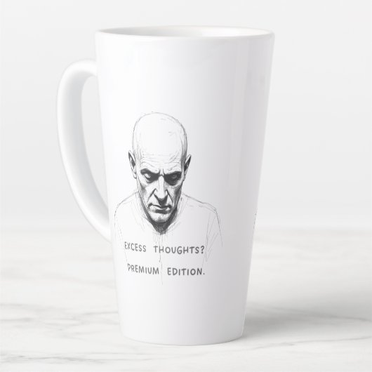 Excess Thoughts? Premium Edition Latte Mok (Linkerhoek)