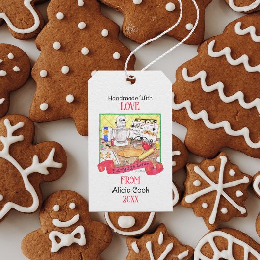 Exchange Liefde Gepersonaliseerde Handmade Cadeaulabel