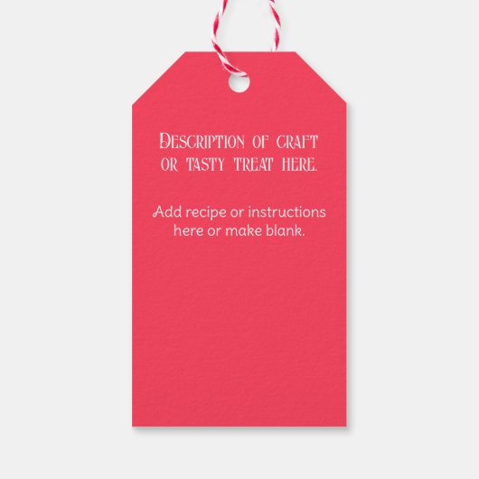 Exchange Liefde Gepersonaliseerde Handmade Cadeaulabel (Achterkant)