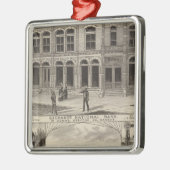 Exchange National Bank of Downs, Kansas Metalen Ornament (Links)