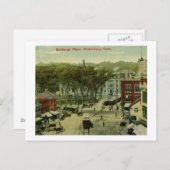 Exchange Place, Waterbury, Connecticut  Briefkaart (Voorkant / Achterkant)