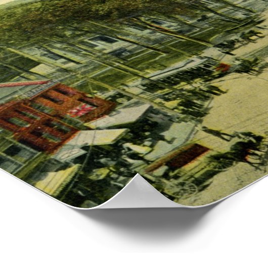 Exchange Place, Waterbury, Connecticut  Poster (Hoek)