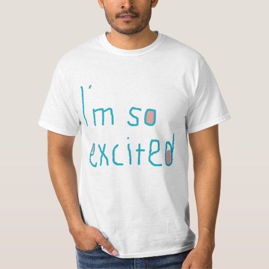 excited-neu t-shirt (Voorkant)