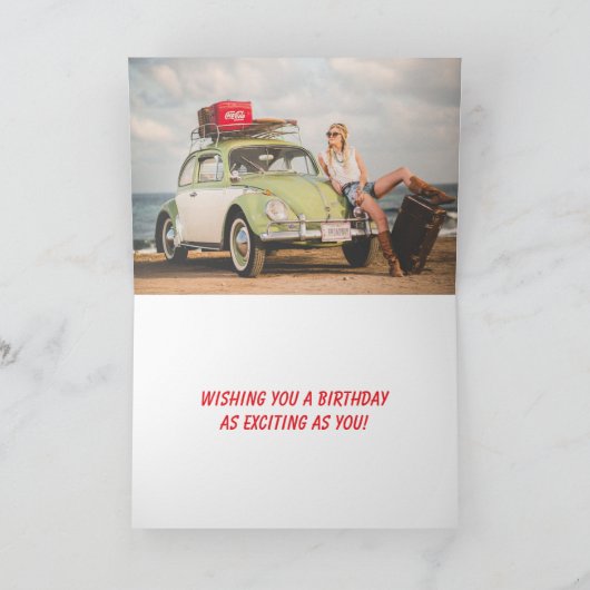 EXCITING BIRTHDAY CARD BEDANKKAART (Binnen)