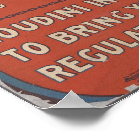 Exciting Houdini Poster (Hoek)